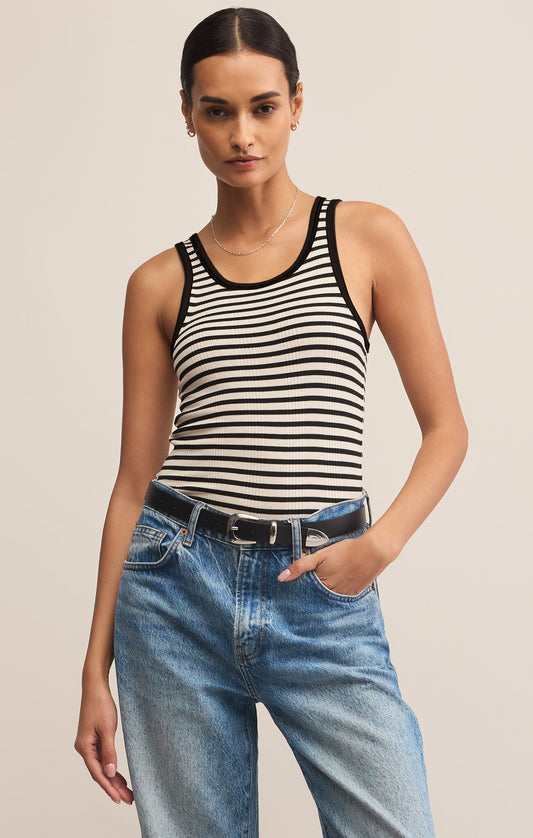 Classic Stripe Scoop Tank