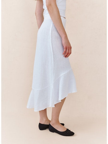 Ruffle Wrap Skirt