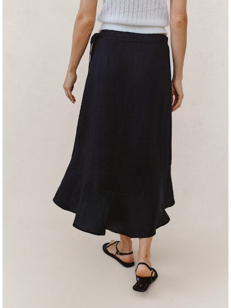 Ruffle Wrap Skirt