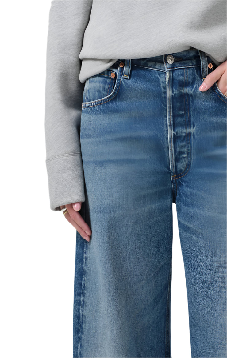 Ayla Raw Hem Crop / Doheny