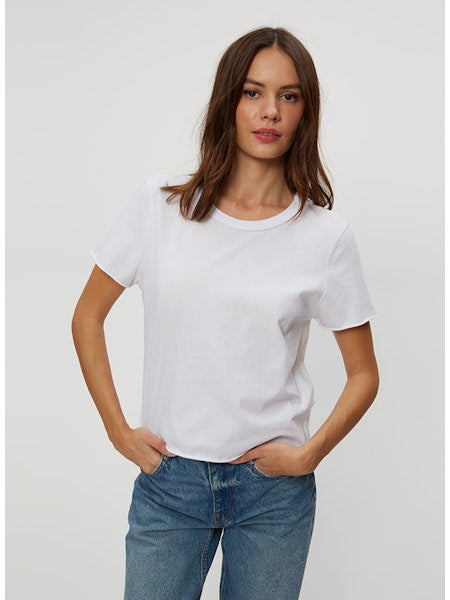 Jackie Raw Edge Tee
