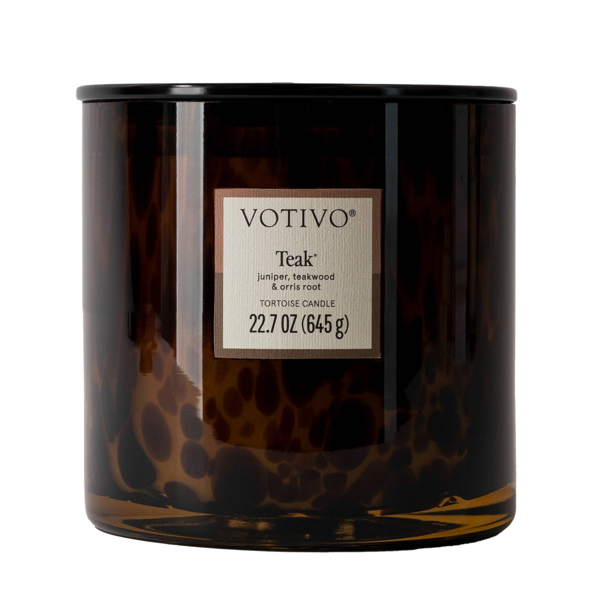 Elegant Tortoiseshell Candle