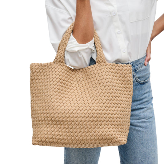 Sky's The Limit - Medium Woven Neoprene Tote