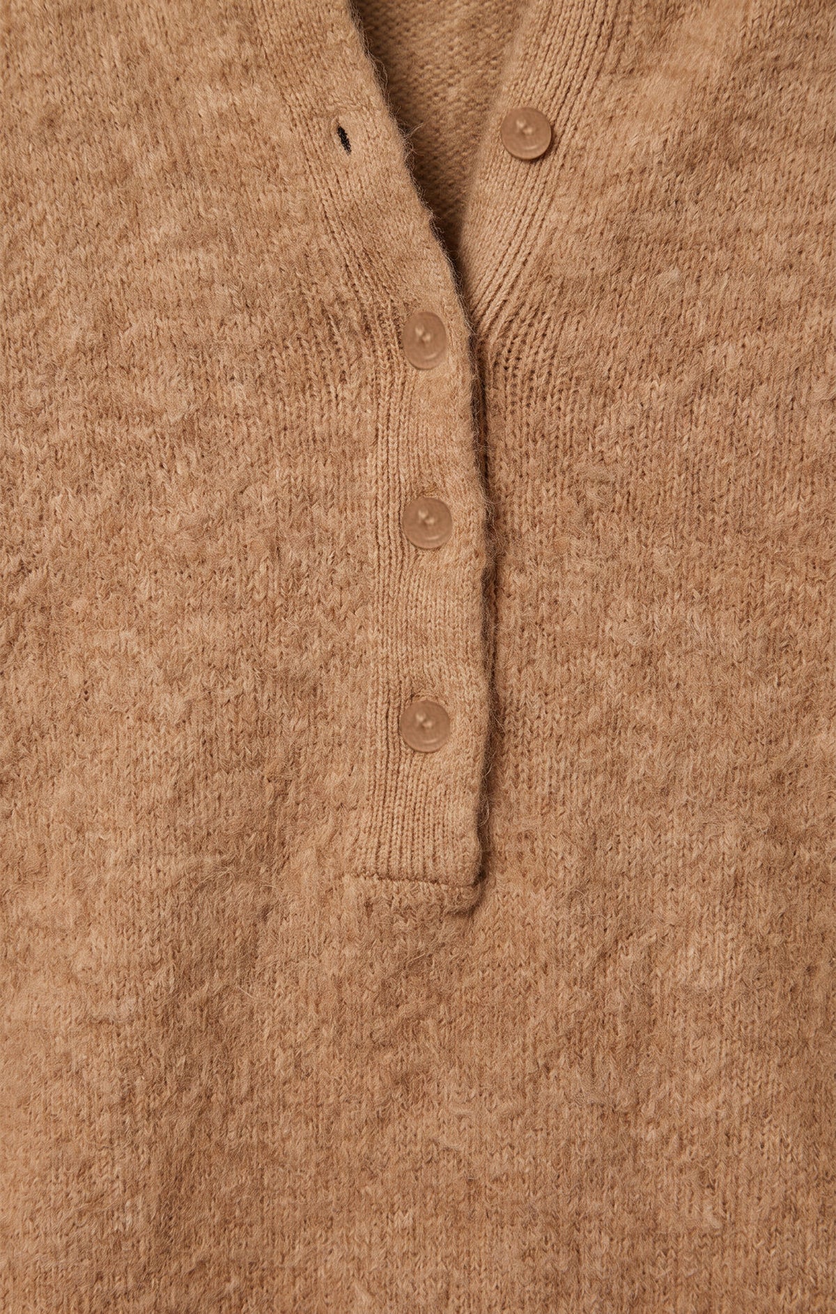 Westmont Henley Sweater in Caramel