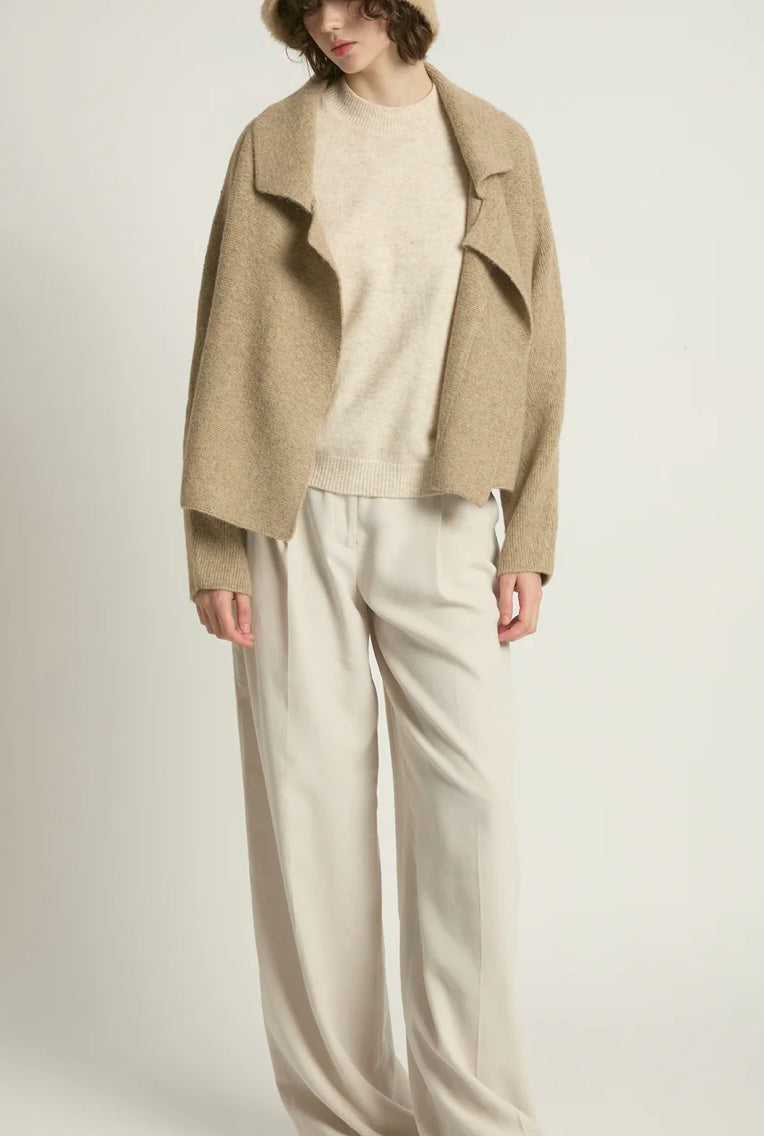 Flap Collar Cardi