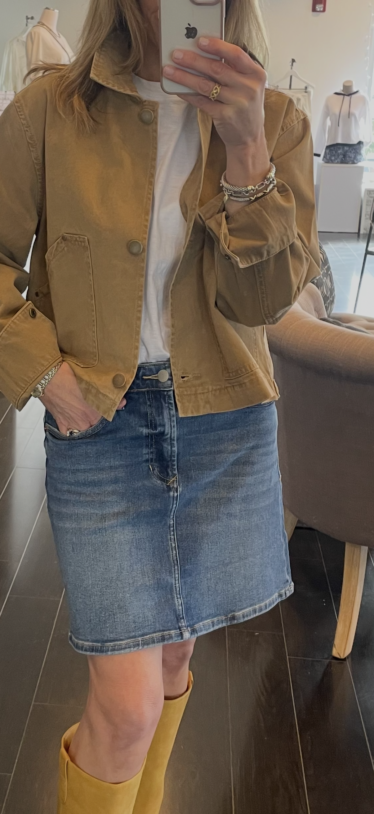 Quinn Denim Skirt