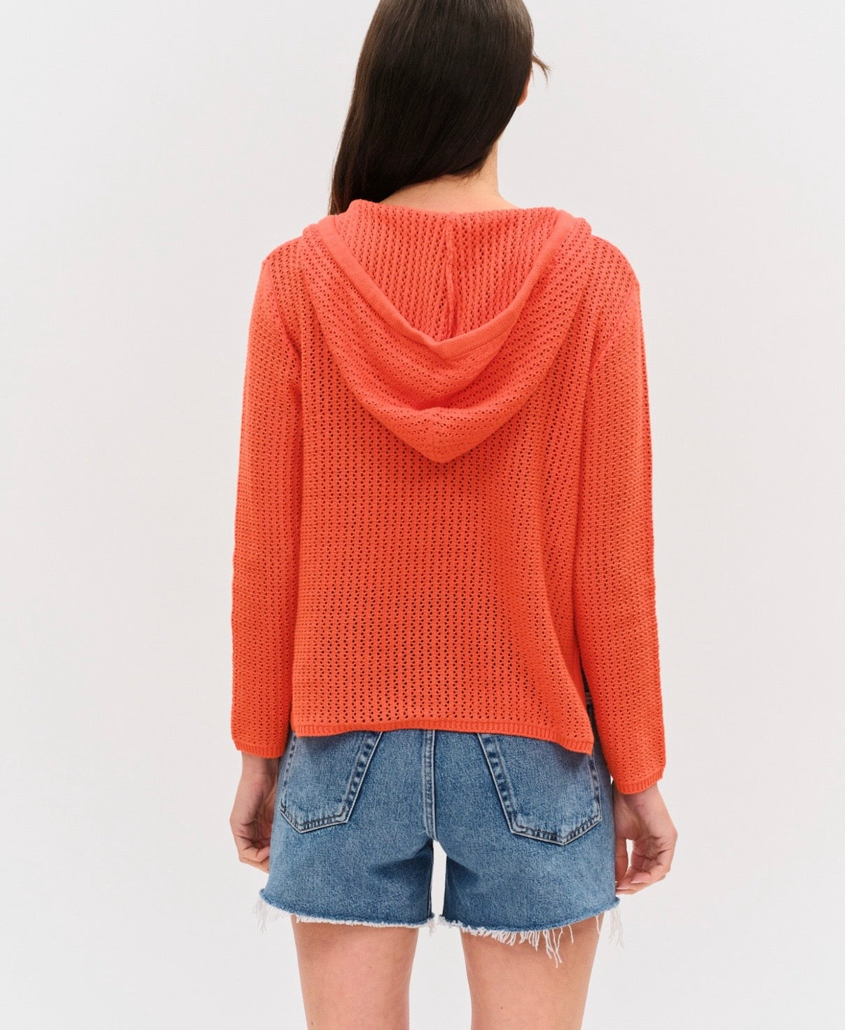 Crochet Knit Hoodie