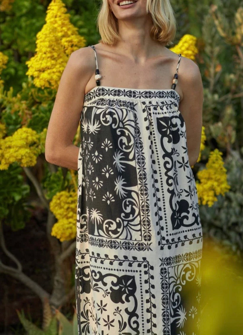 Tropical Midi Dress