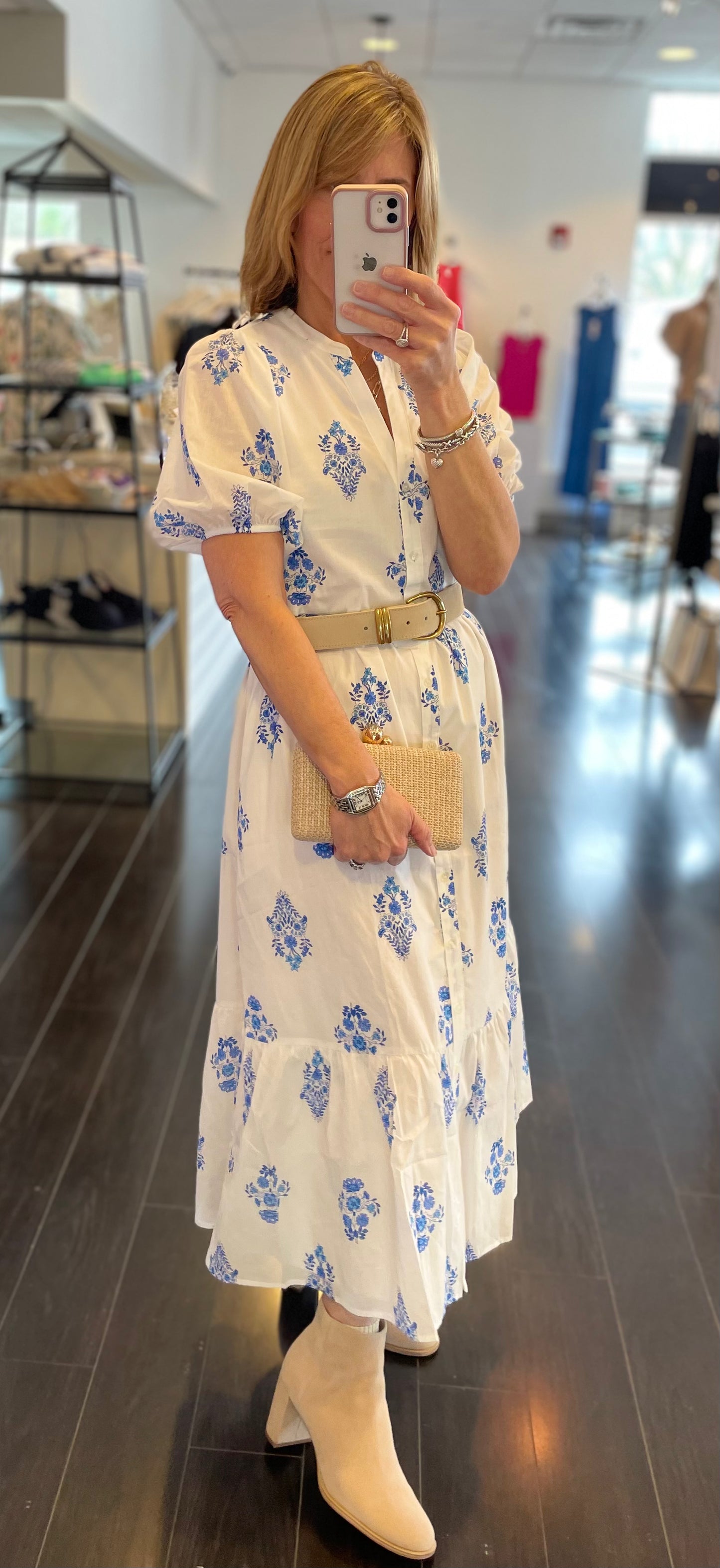 Yila Floral Button Down