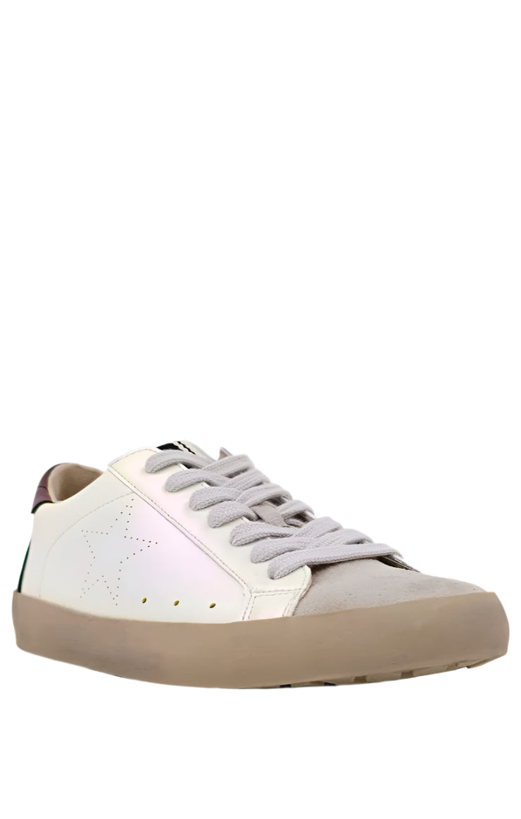 Mia Sneaker / Metallic White