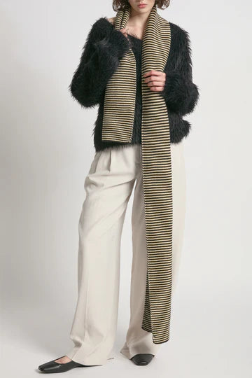 Striped Stitch Scarf