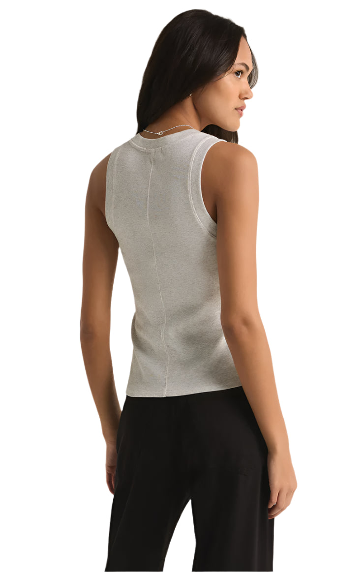 Sirena Rib Tank / Light Heather Grey