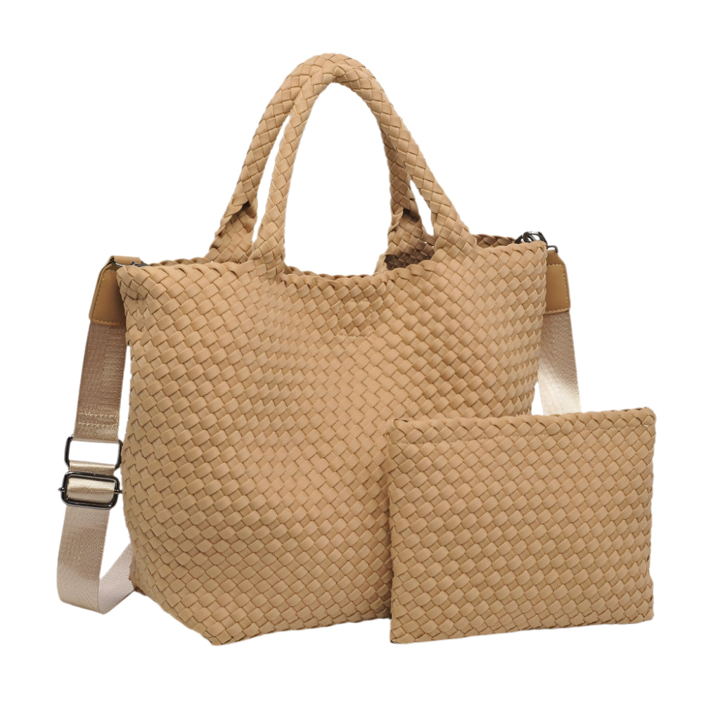 Sky's The Limit - Medium Woven Neoprene Tote