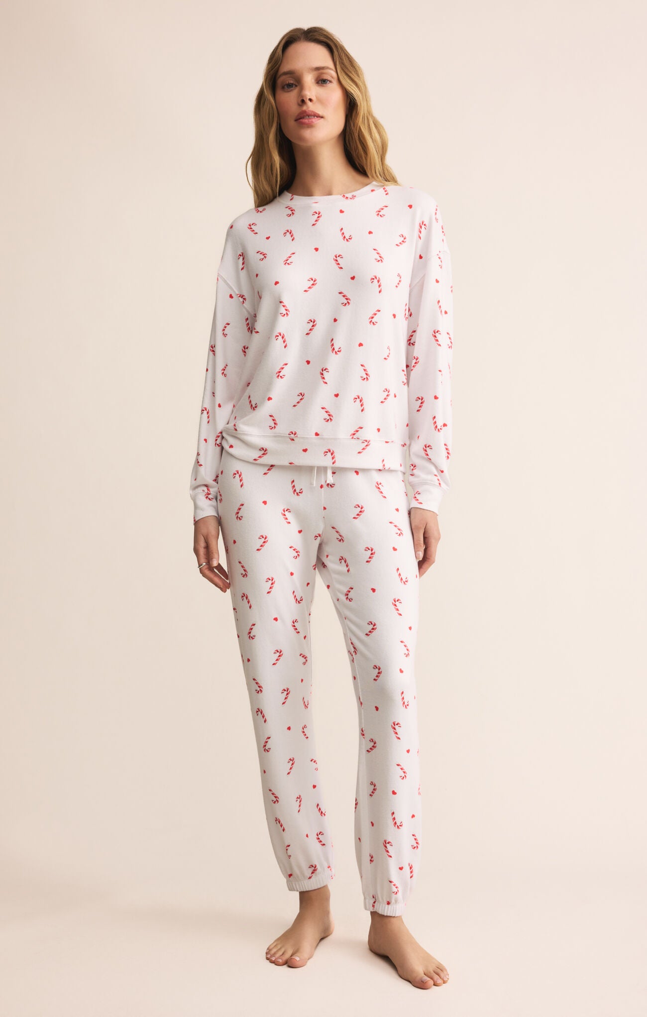 Cozy Candy Cane PJ's