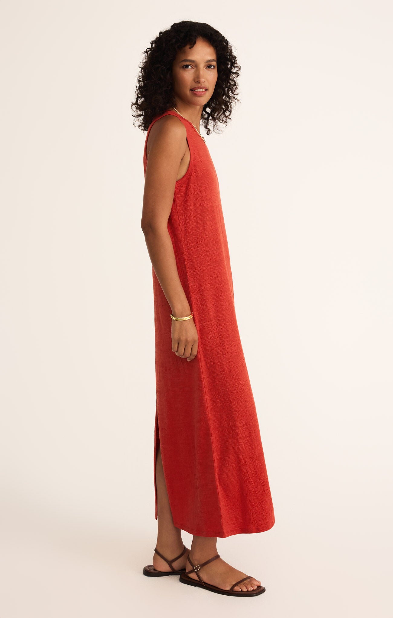 Mystic Textured Midi Dress