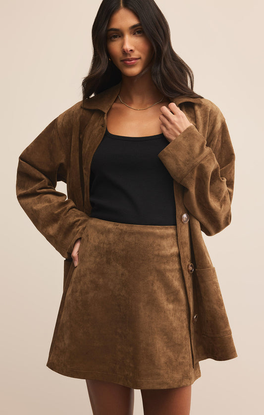 Ciera Suede Skirt