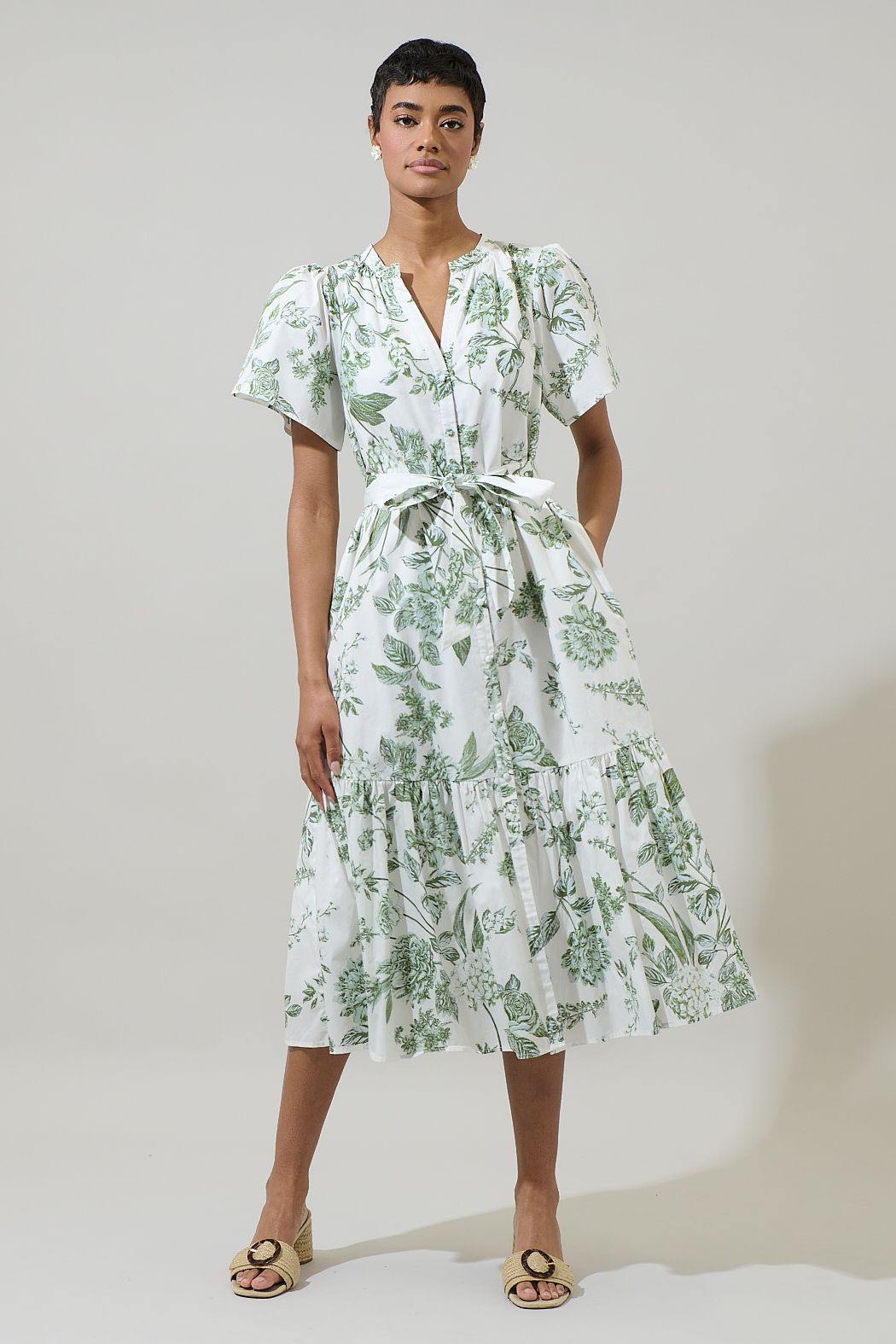 Bria Floral Midi