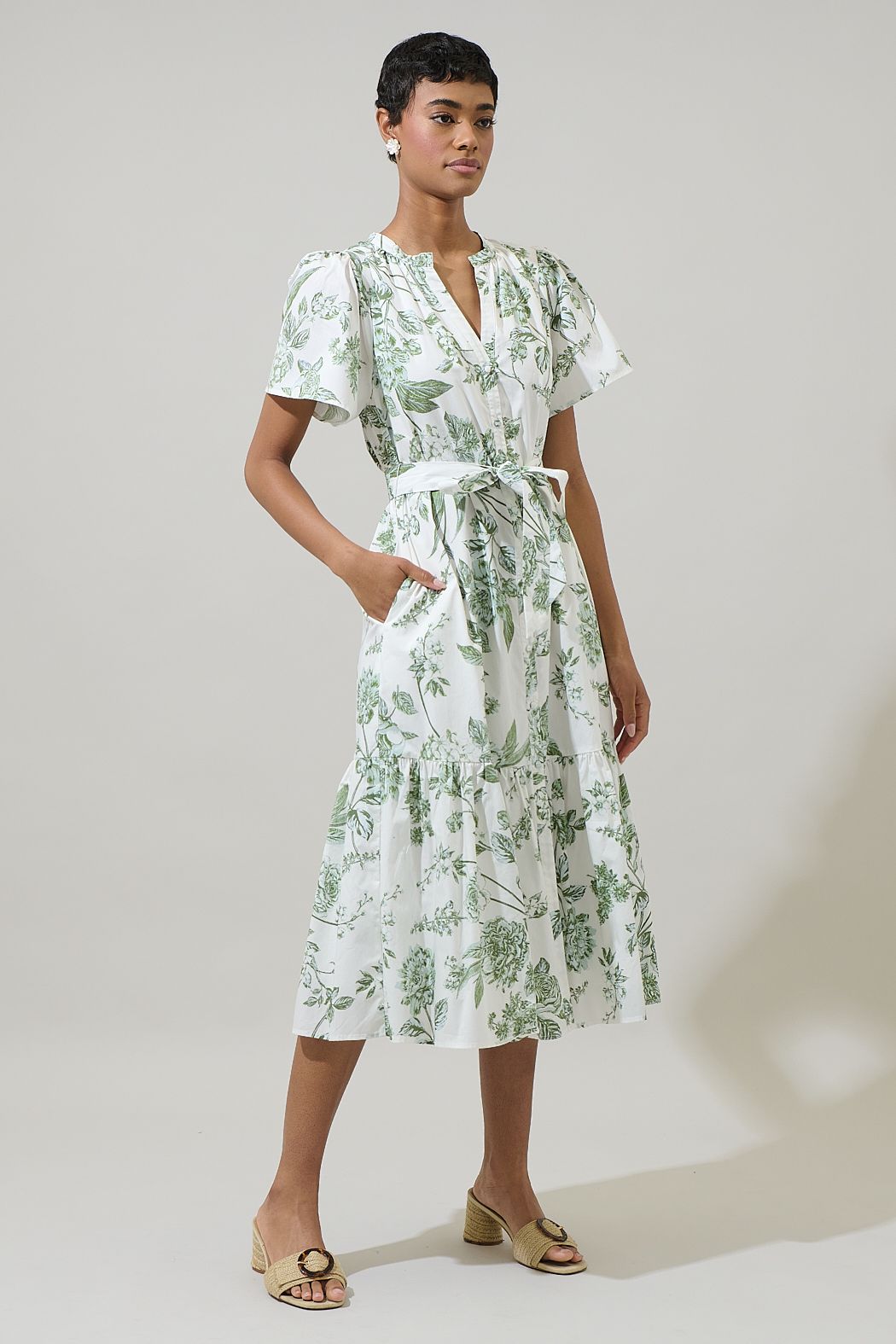 Bria Floral Midi