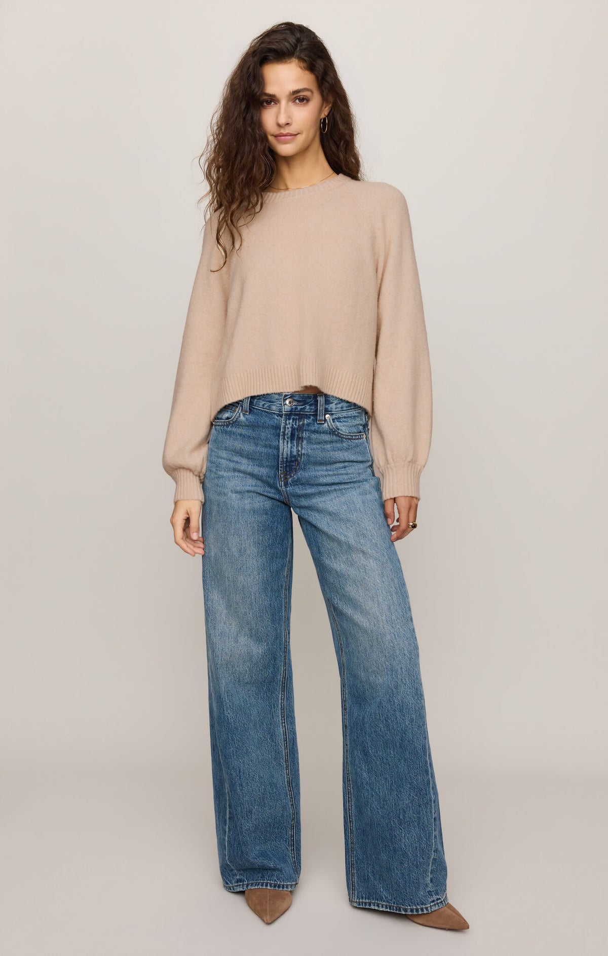 Coming Up Sweater in Ecru
