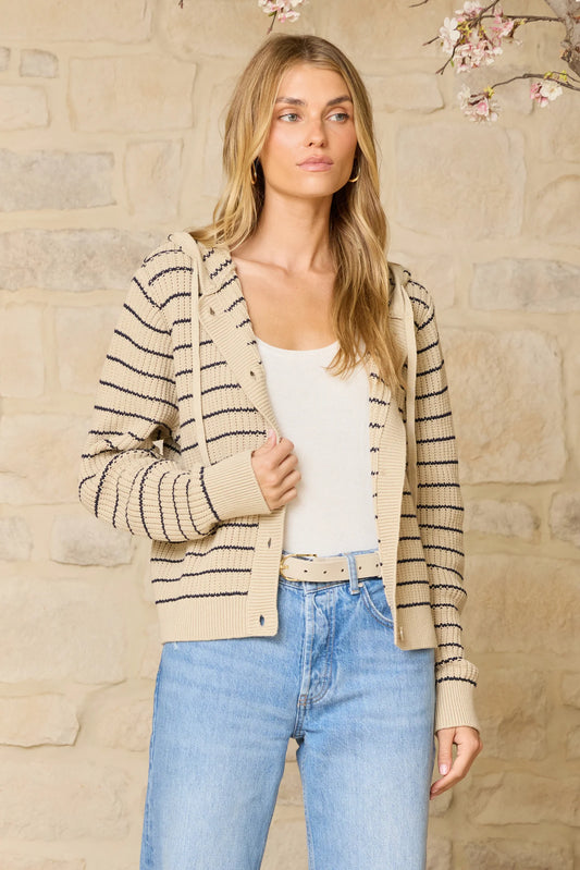 Singer Hooded Cardigan