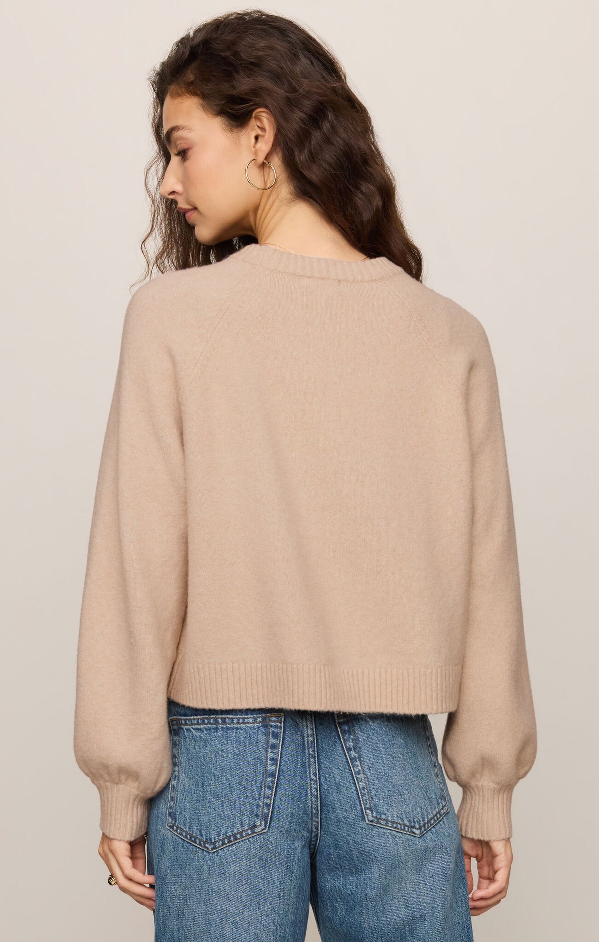 Coming Up Sweater in Ecru
