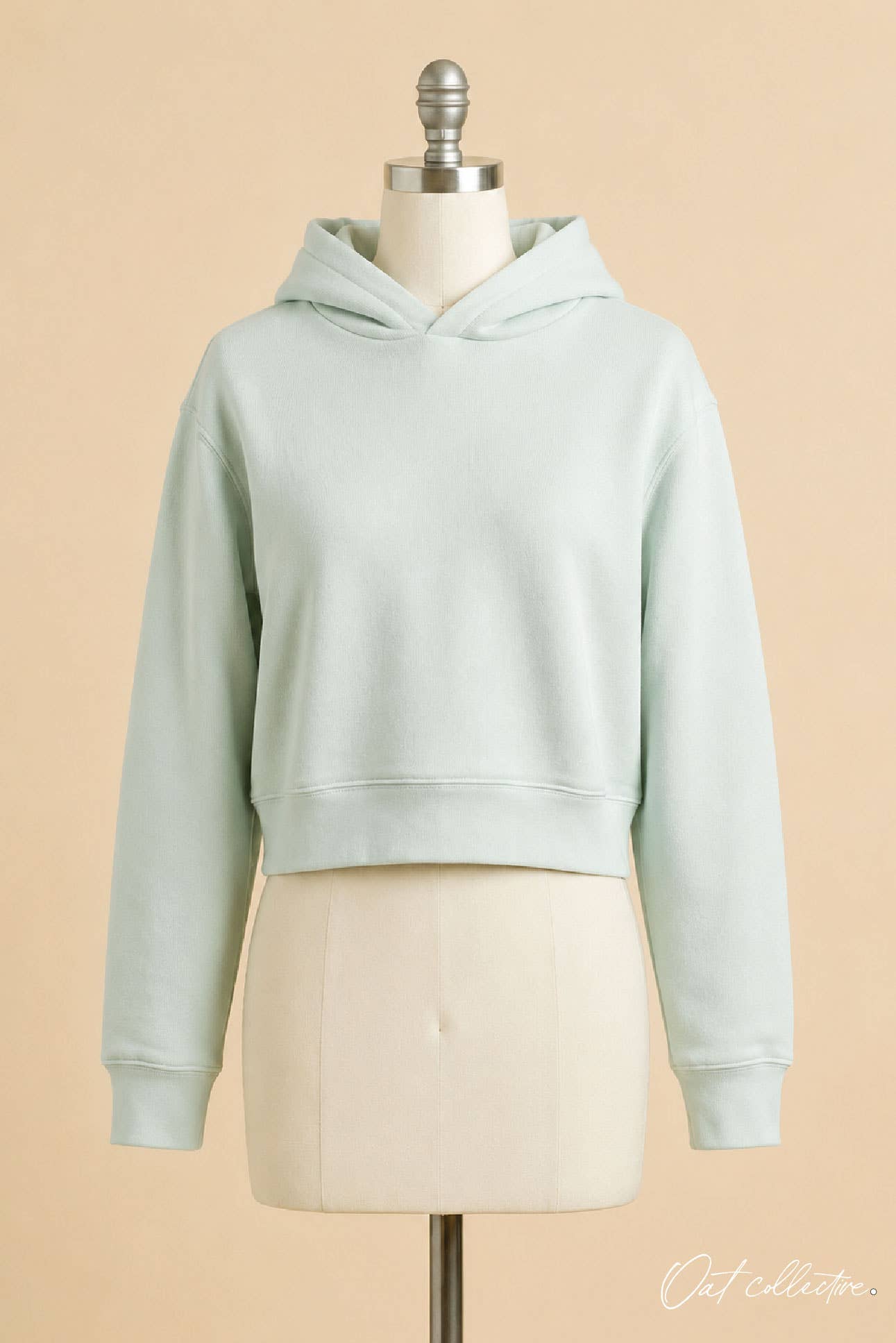 Premium Basic Cropped Hoodie Pullover Sweatshirt