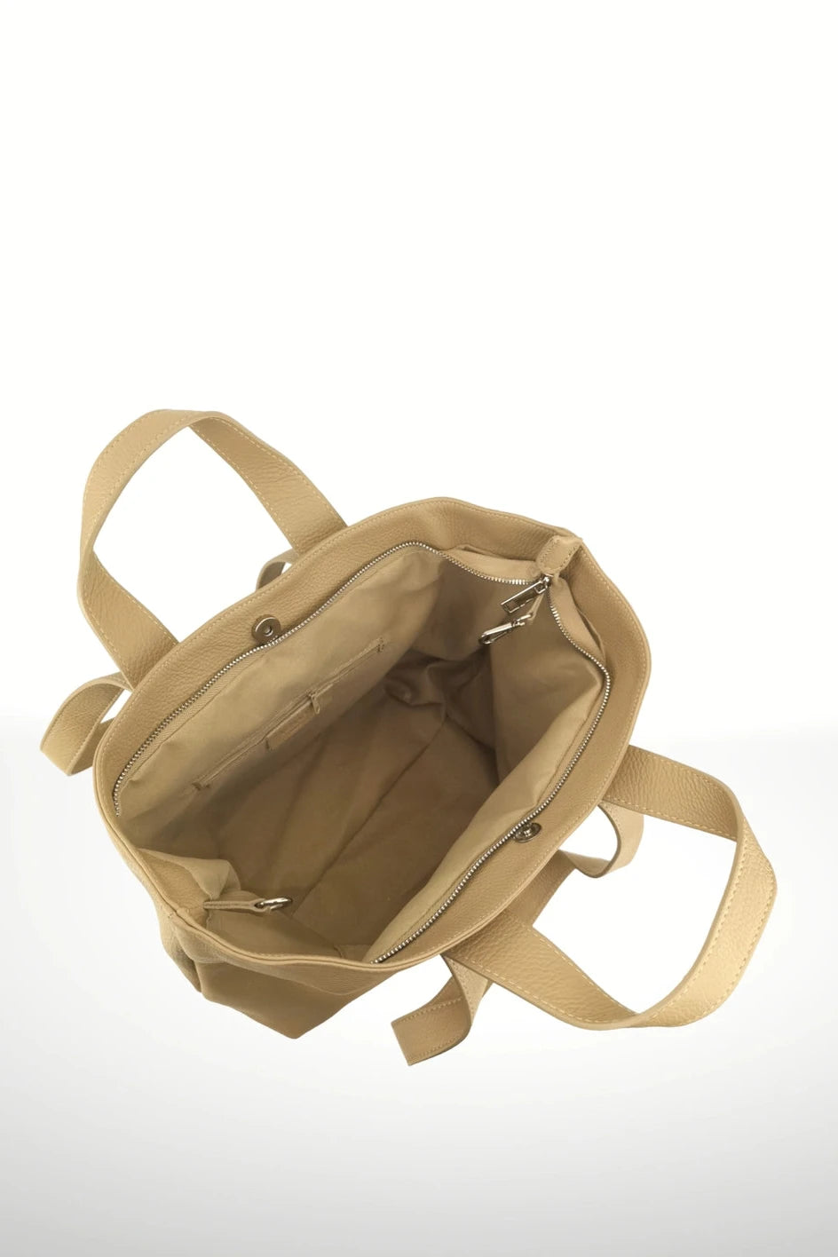 VC Double Handle Leather Bag