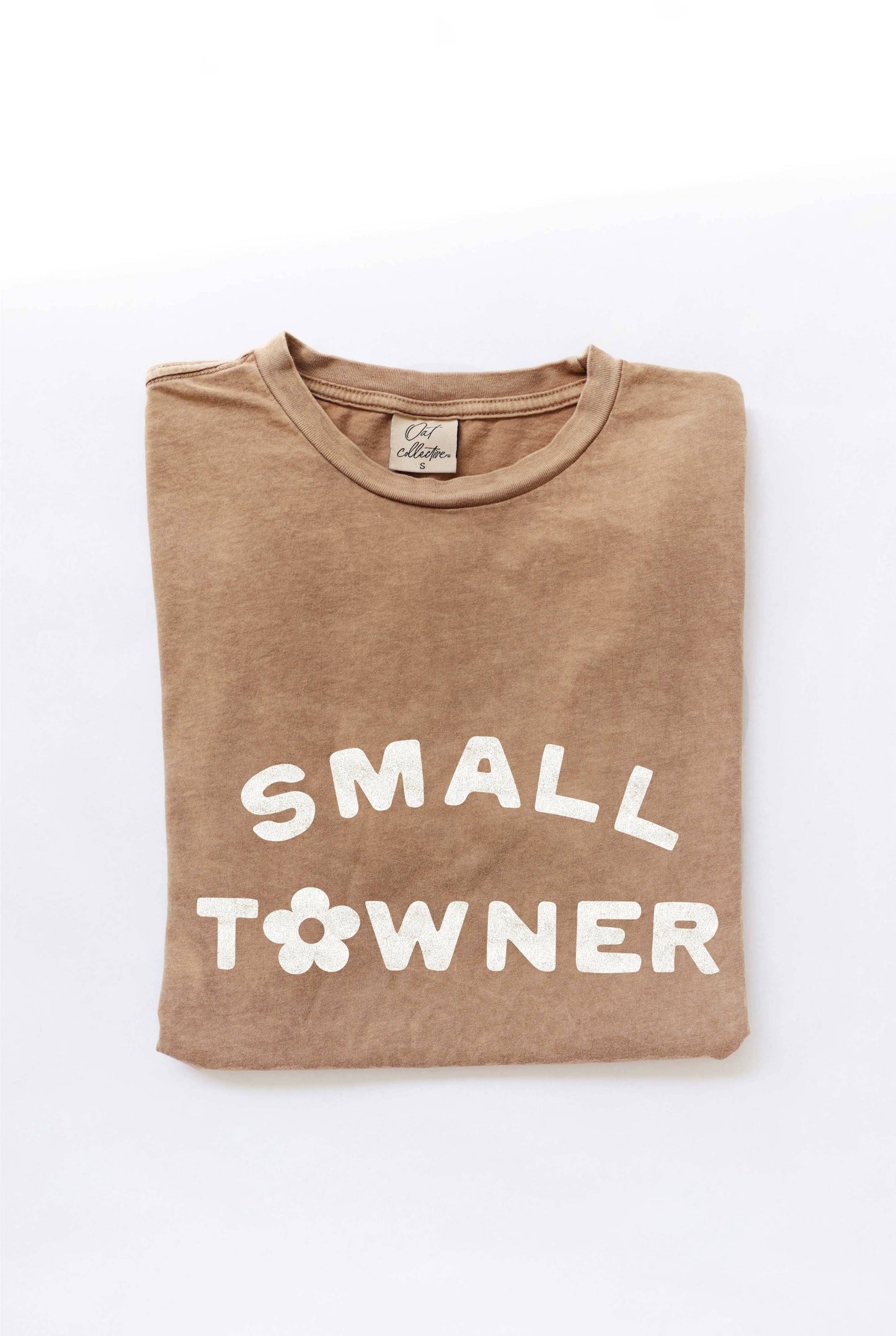 SMALL TOWNER Mineral Washed Graphic Top