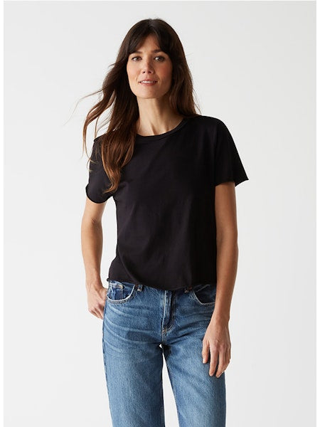 Jackie Raw Edge Tee