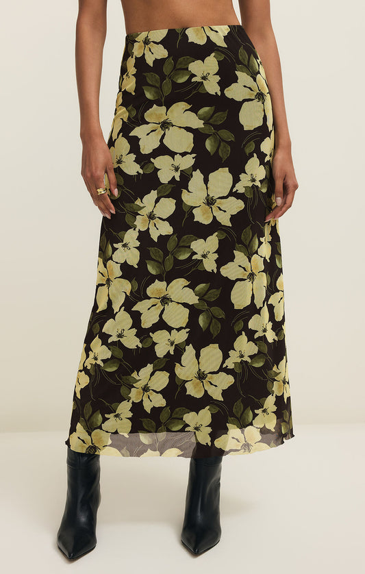 Eda Floral Mesh Maxi