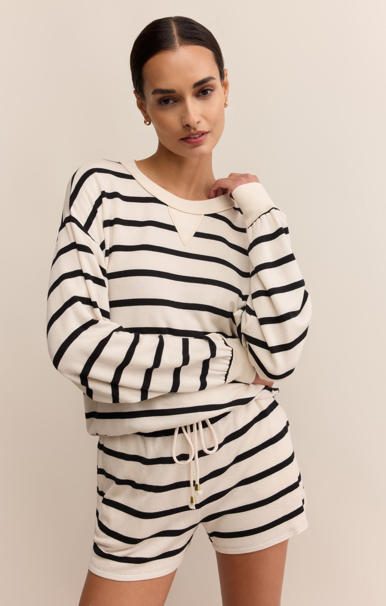 Stand Out Striped Sweatshirt