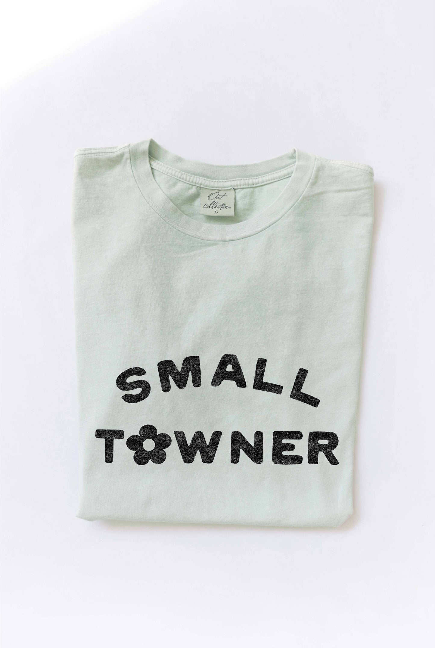 SMALL TOWNER Mineral Washed Graphic Top