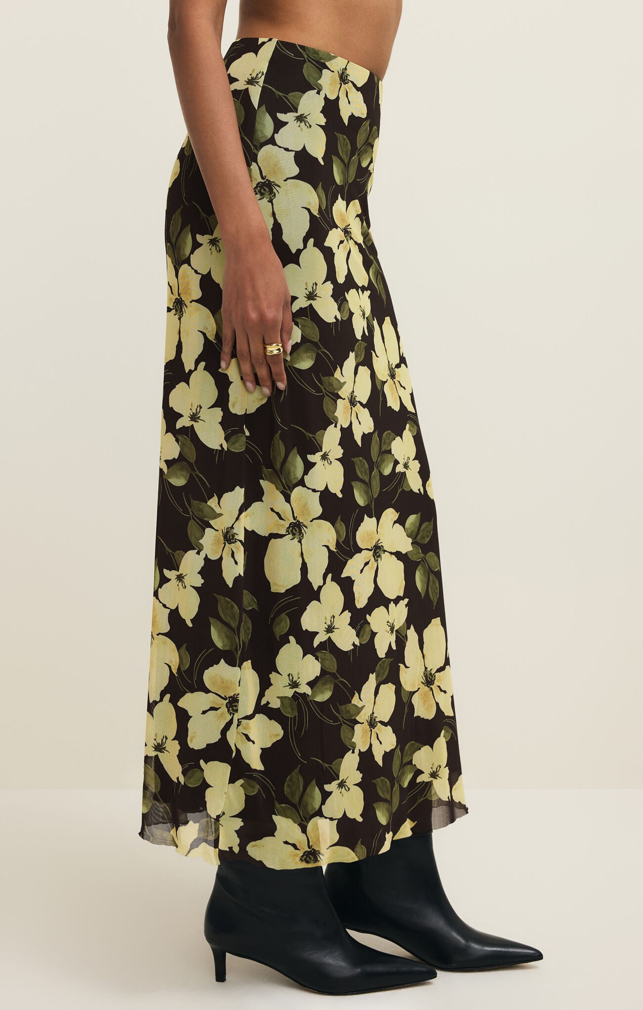 Eda Floral Mesh Maxi