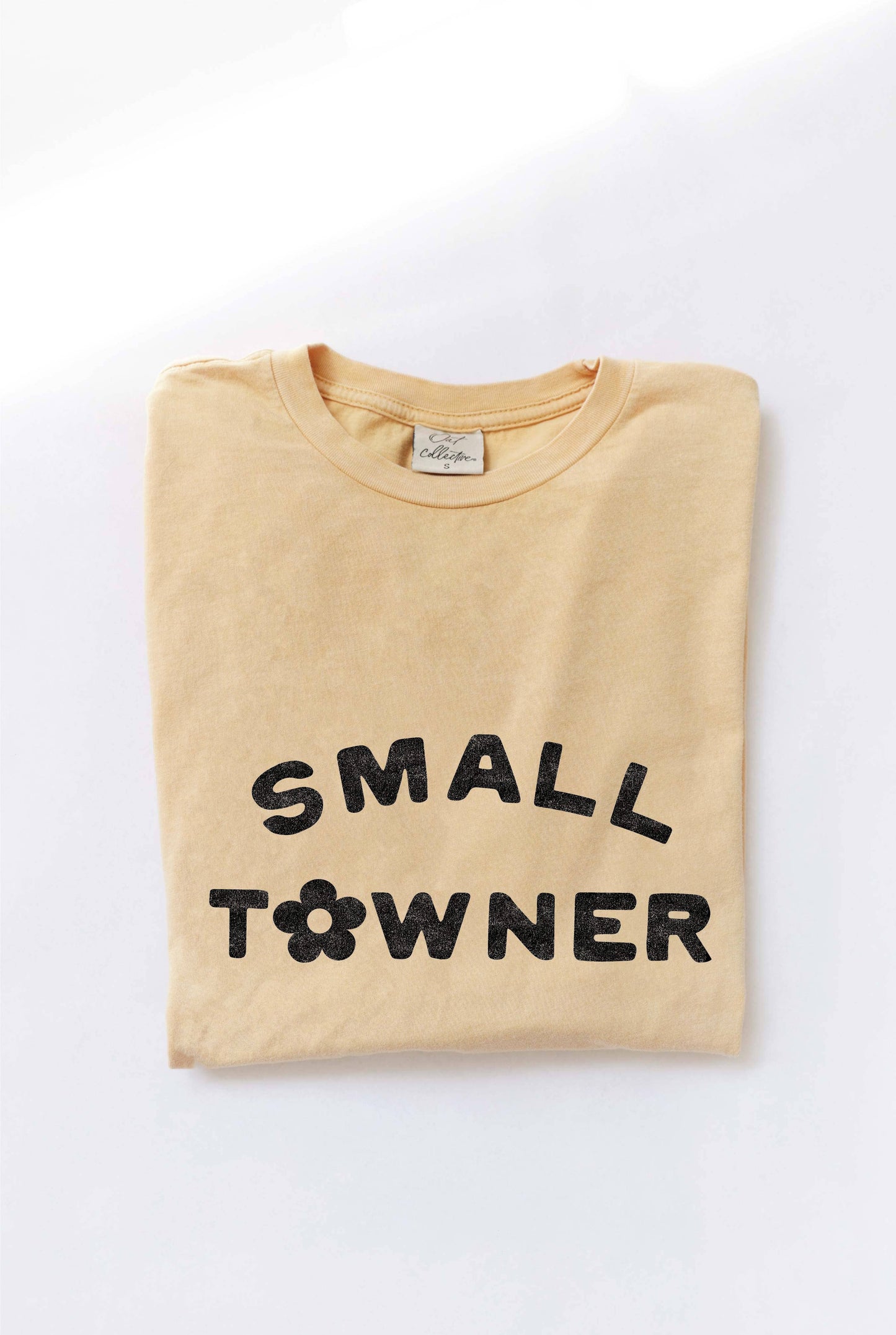 SMALL TOWNER Mineral Washed Graphic Top