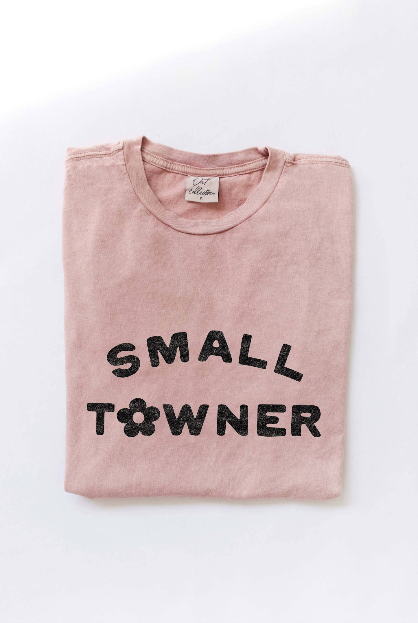 SMALL TOWNER Mineral Washed Graphic Top