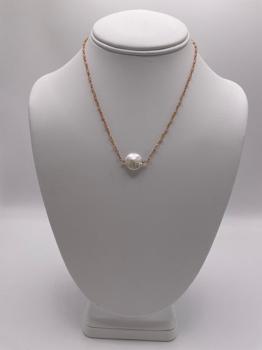 Simple Pearl Necklace