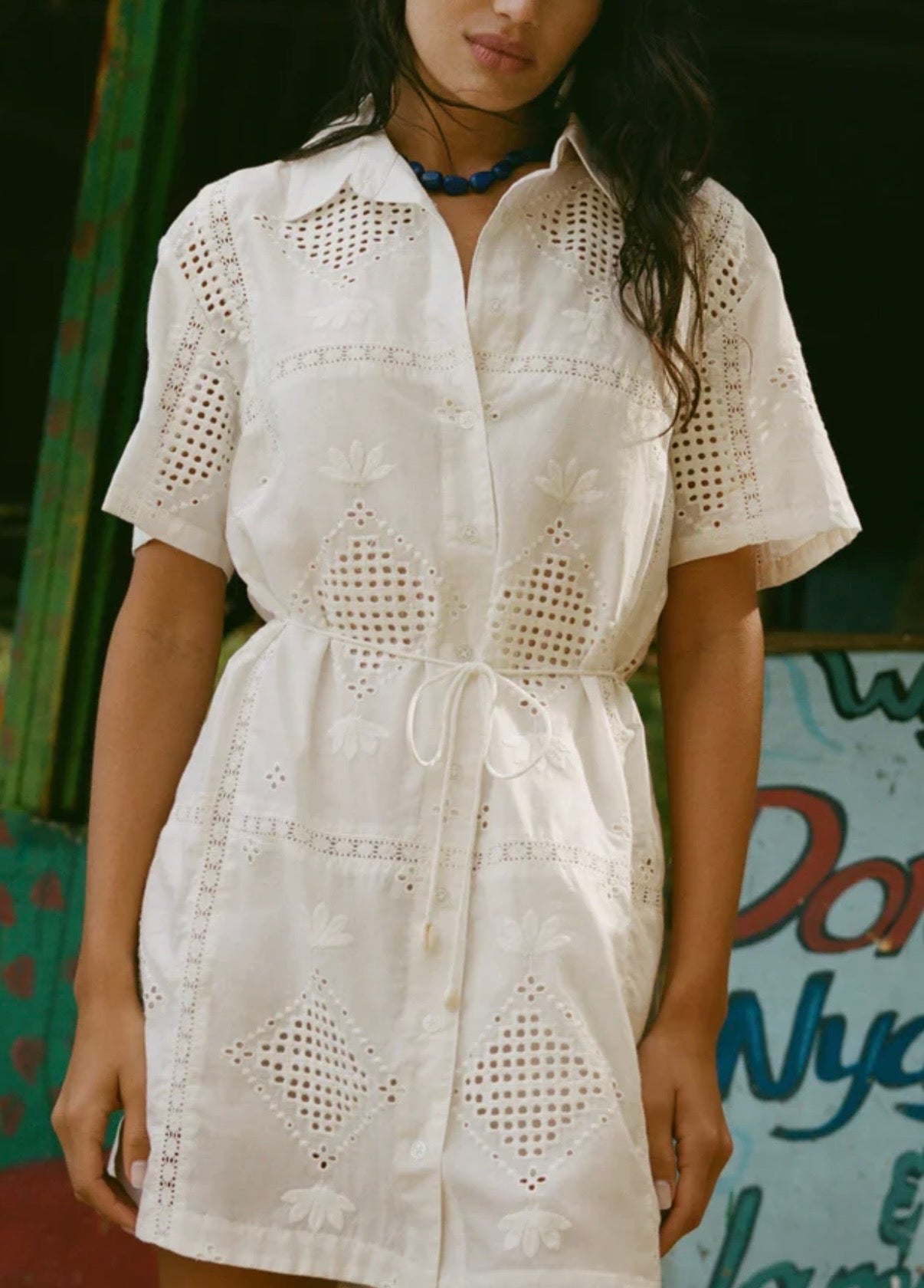 Annabelle Eyelet Dress