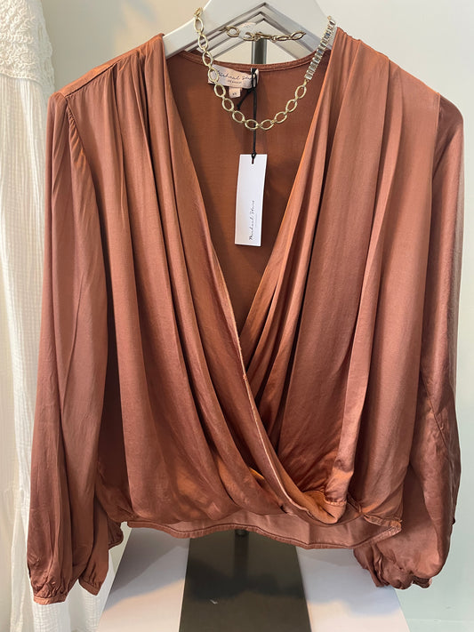 Vita Surplice Silky Top