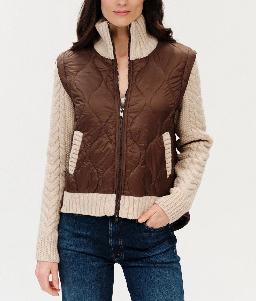 Melanie Mixed Media Jacket