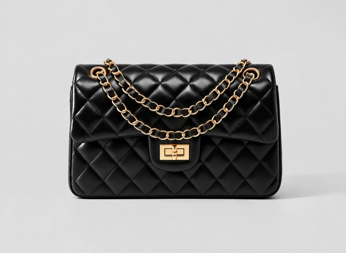 Leather Quilted Shoulder Bag