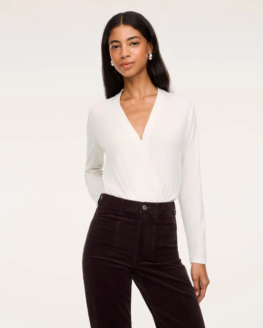 Cash Knit Long Sleeve Bodysuit