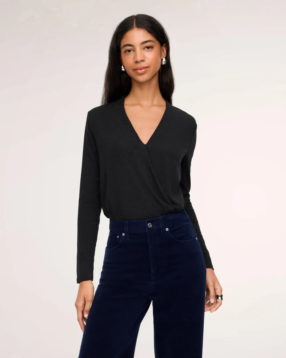 Cash Knit Long Sleeve Bodysuit