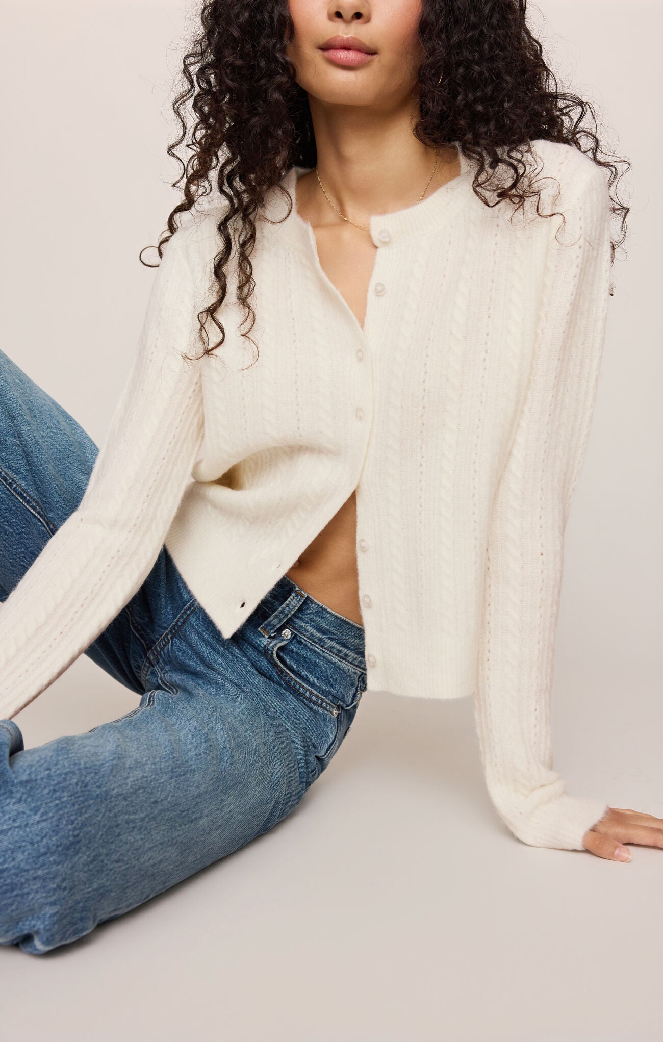 Medina Pointelle Cardi
