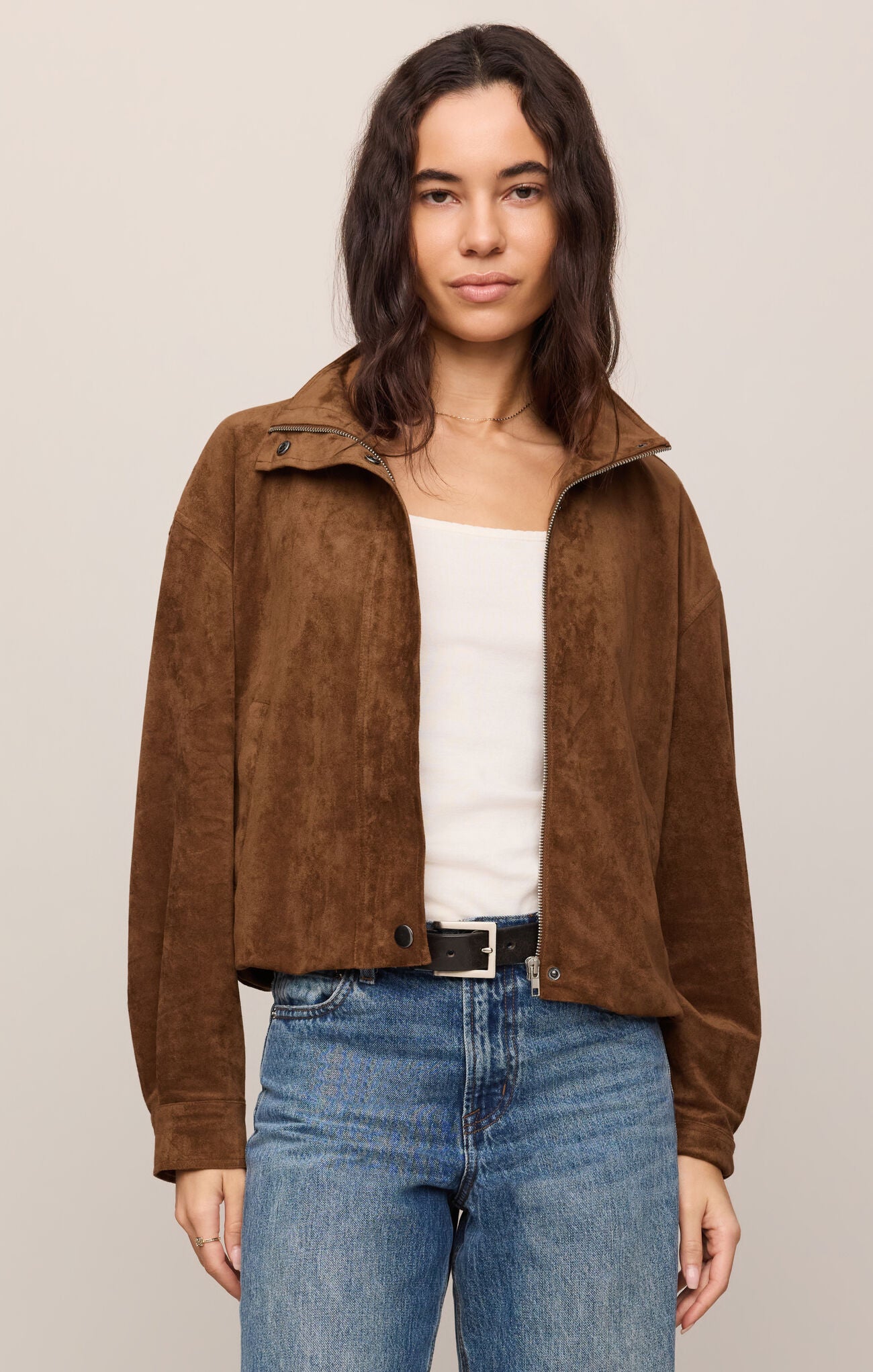 Corin Bubble Suede Jacket