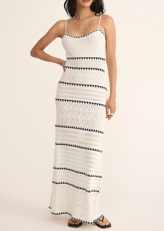 Catamaran Striped Maxi Dress