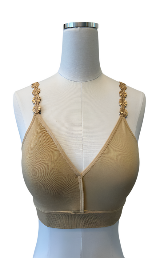 Strap-it Plunge Bra / Nude