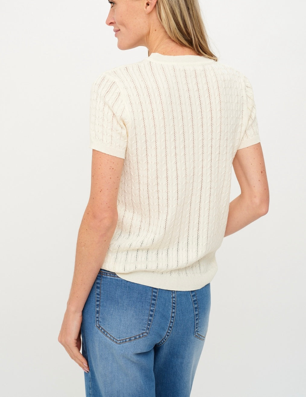 Natasha Cable Knit Top