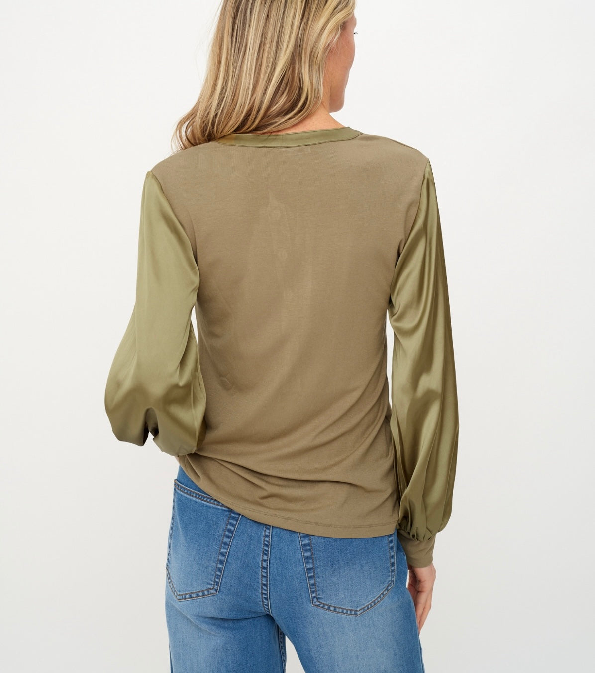 Janie Satin Sleeve Top