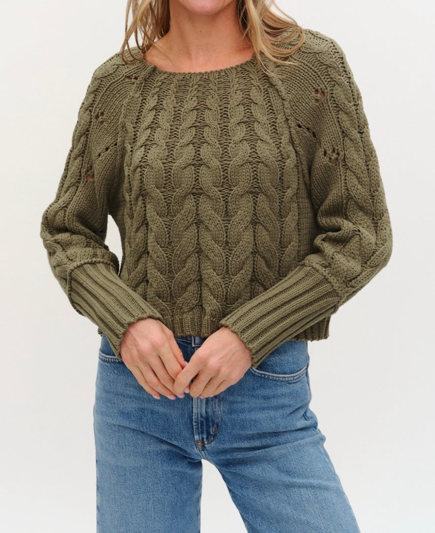 Alexa Cable Knit Sweater