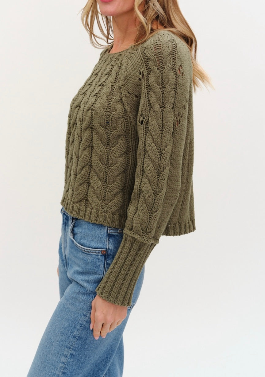 Alexa Cable Knit Sweater